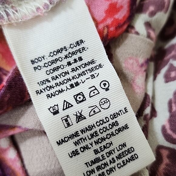 Free People Multicolor Wide Leg Pants - Picture 4 of 5